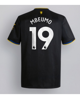 Manchester United Bryan Mbeumo #19 Maglia Gara Terza Repliche 2025-26 Maniche Corte